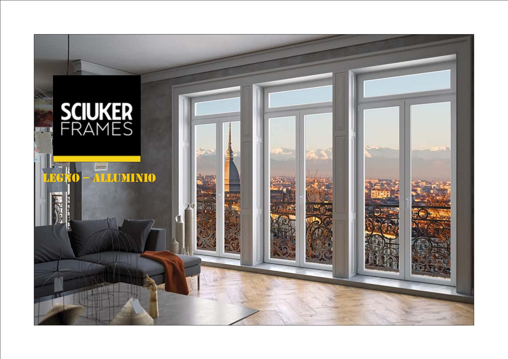 Infissi in legno - legno/alluminio